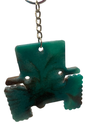 Green & Brown Jeep  Keychain