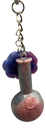 Grey and Pink  Bong  Keychain