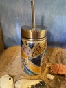 Stained Glass Effect Mason Jar Tumbler