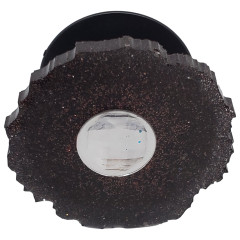Black with Large Crystal Phone Pop-Up