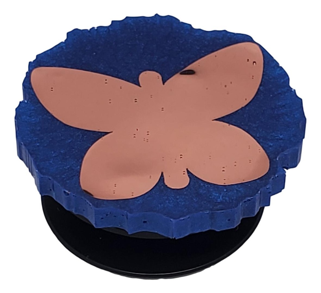 Metallic Butterfly Phone Pop-Up