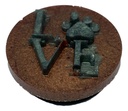 Grey on Brown Pet Lovers Phone Grip