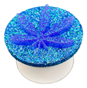 Glitter on Glitter Pot Leaf Phone Socket