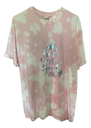 Bleached Light Pink T-Shirt - Large - High Tides, Good Vibes