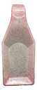 Square Spoon Rest Deep Pink Glitter