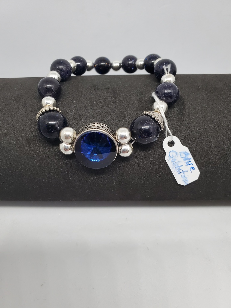 Blue Goldstone Bracelet