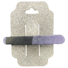 Black & Purple Bar Hair Clip