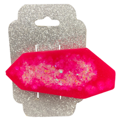7-sided Hot Pink Hair Clip