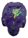 Purple Holographic Small Skull Planter