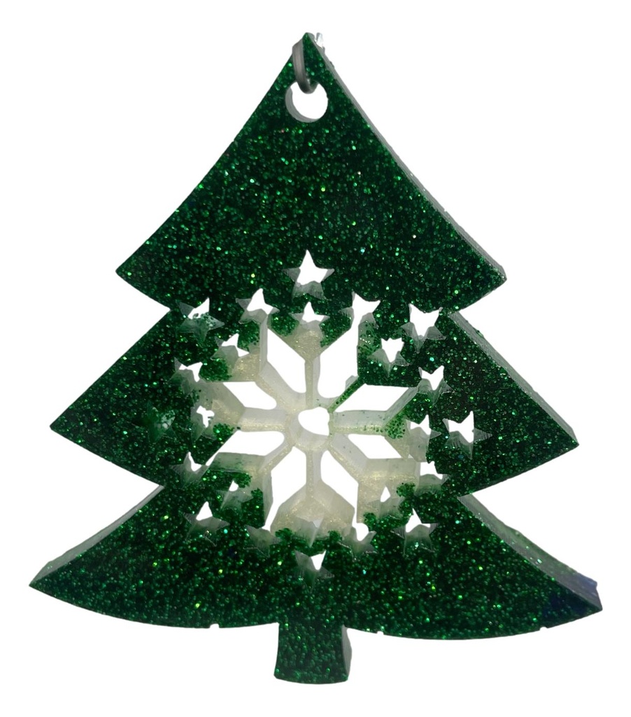 Rich Green Tree Ornament