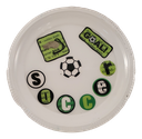 Round Soccer Trinket / Rolling Tray