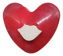 Deep Red Heart Trinket Box