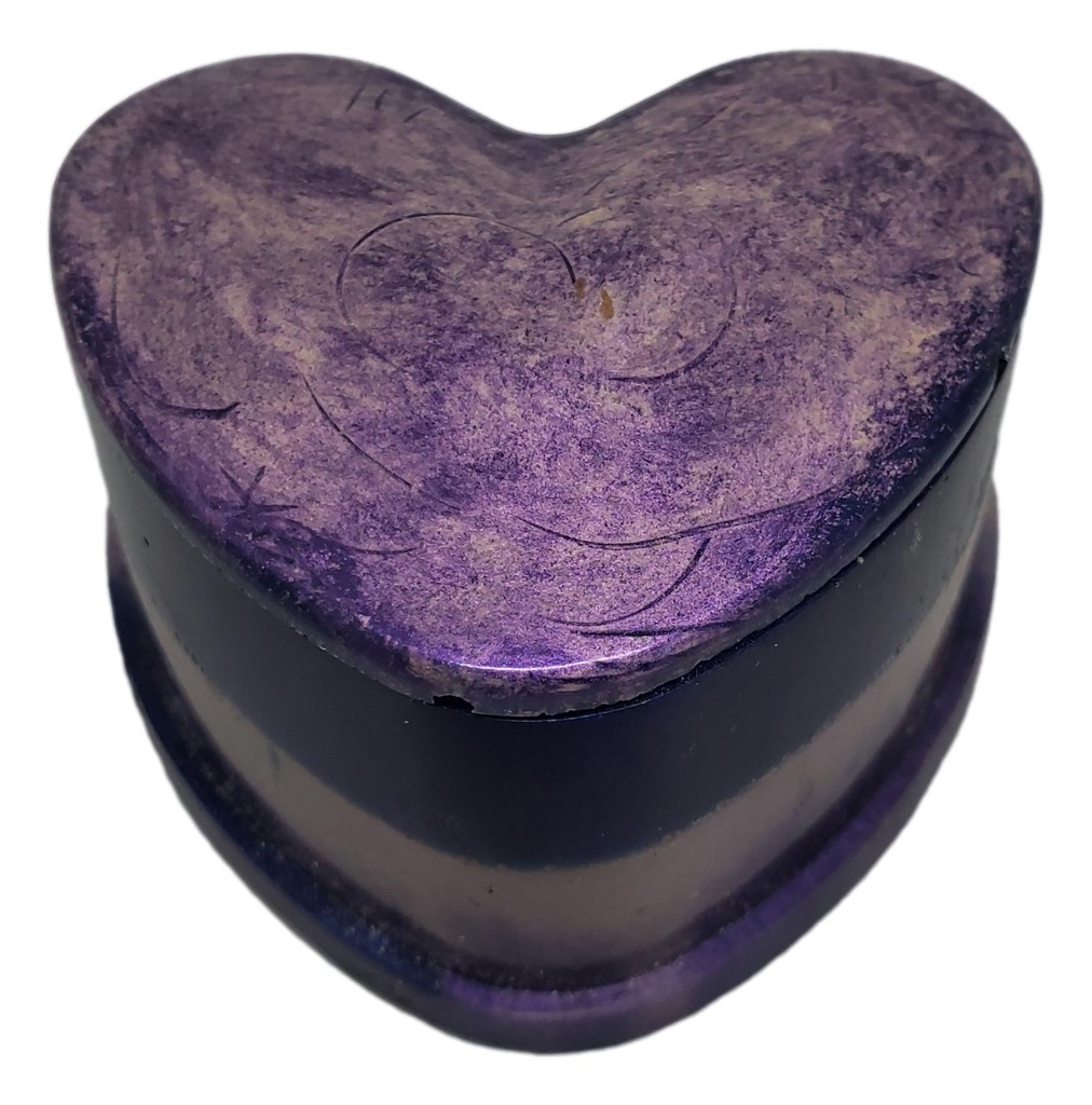 Purple & Lavender Heart Trinket Box
