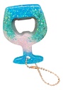 Colourful Wine Glass Bottle Opener