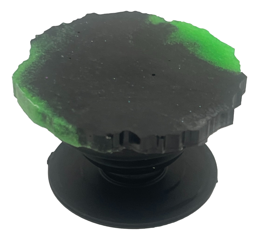 Green & Black Geode Phone Grip
