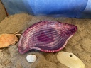 Two Tone Pink Glitter Shell Trinket Tray