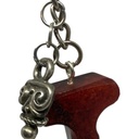 Black & Copper Alphabet Keychain
