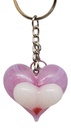 Heart on Heart Keychain