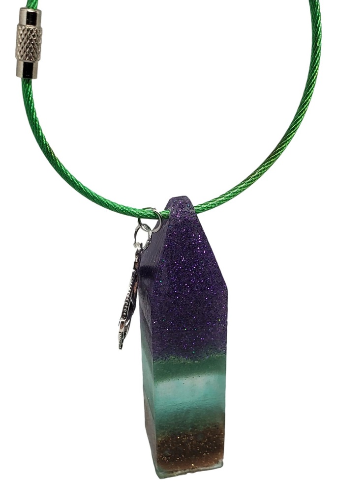 Large Multi-coloured Buoy Keychain