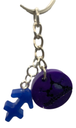 Colourful Zodiac Sign Keychain