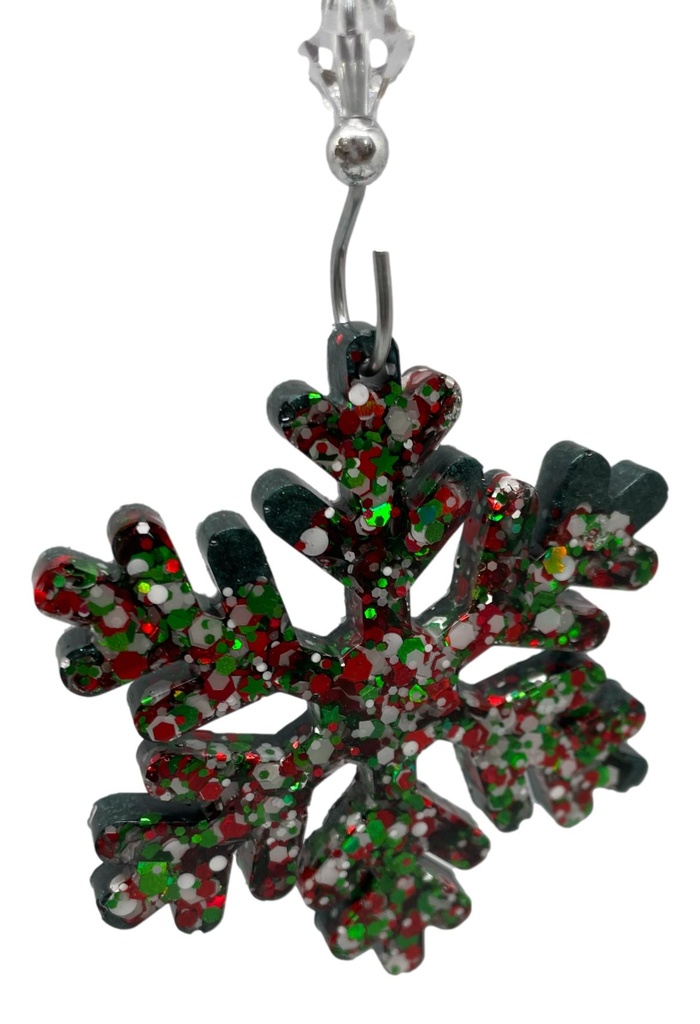 Colourful Snowflake Tree Ornament