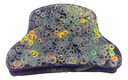 Purple Holographic Dots Hair Clip