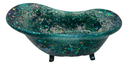 Teal Glitter Bathtub Soap Dish