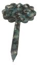 Blue Camo Flower Plant Stake