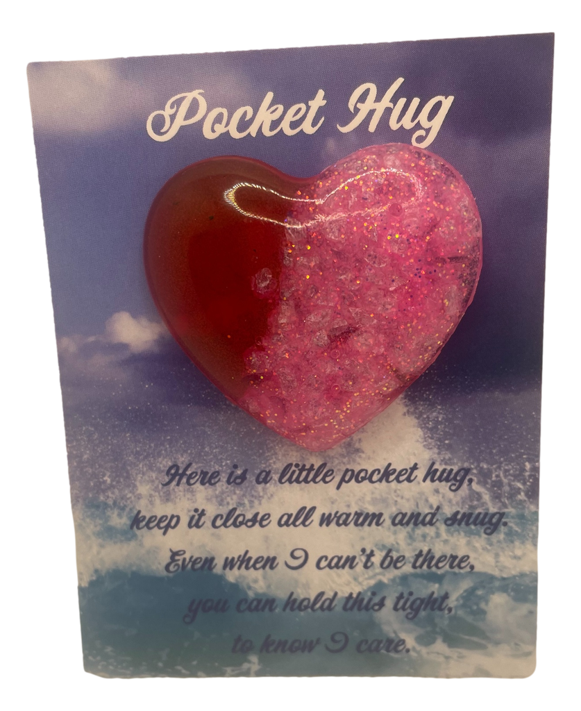 Red & Pink Pocket Hug Heart