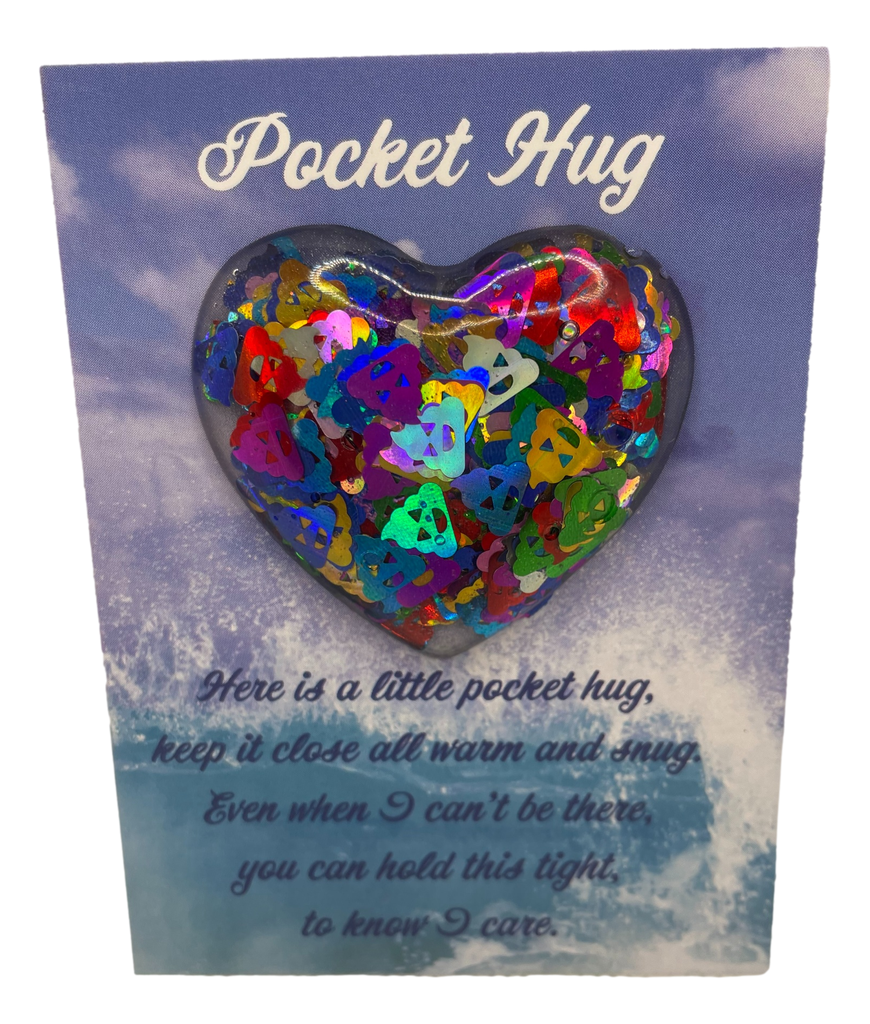 Holographic P**p Emoji Pocket Hug Heart