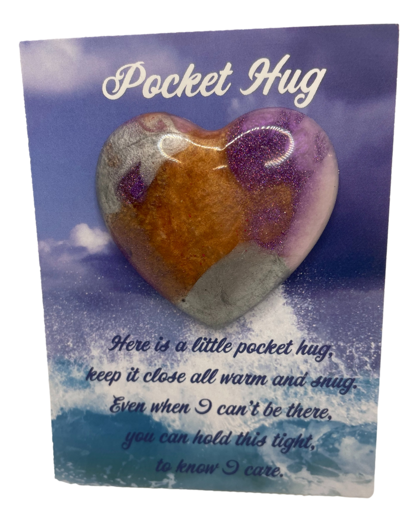 Multi-coloured Pocket Hug Heart