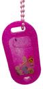 Fun Pink Glitter Shaker Pendant Keychain