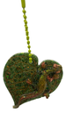 Large Leaf with Lizard Keychain