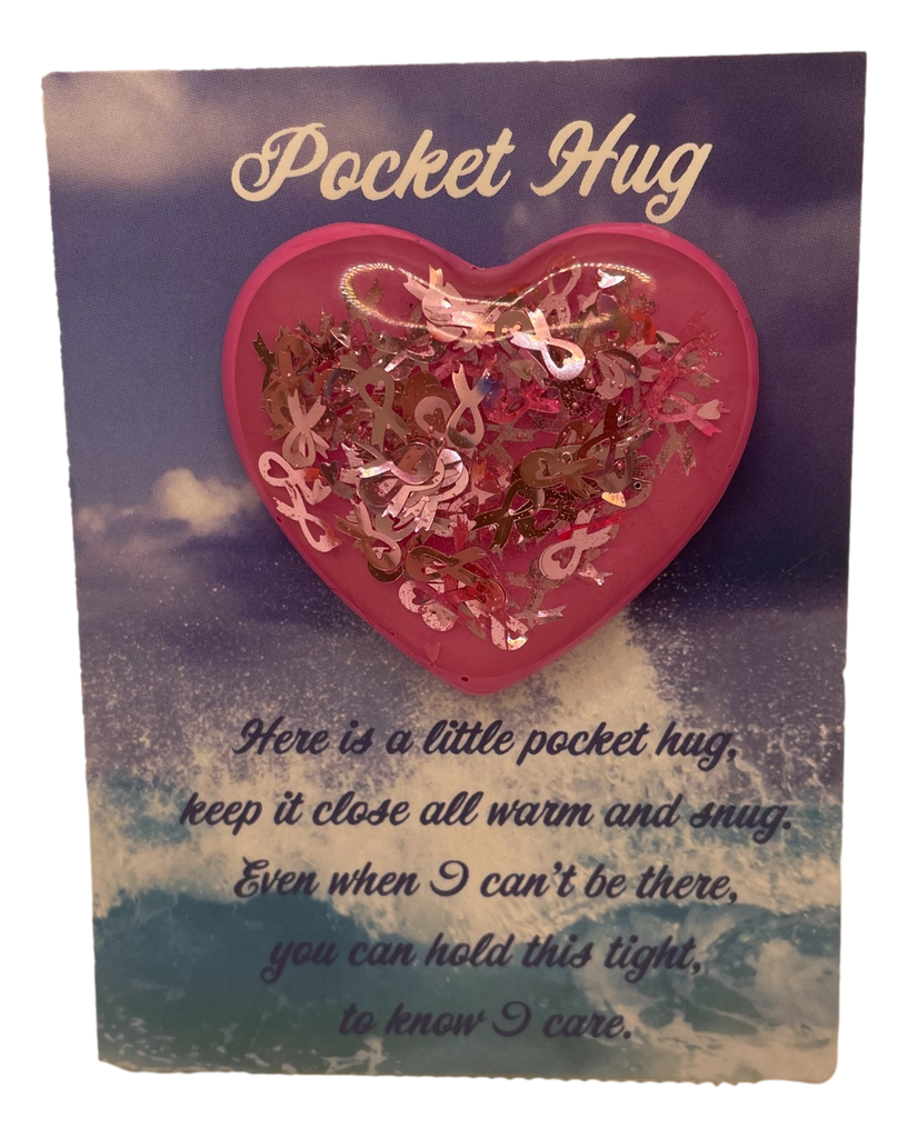 Ocean Ice Glitter Pocket Hug Heart (copy)