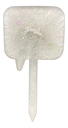 White Speech Bubble Plant Stake