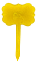 Yellow Fancy Sign Plant Stake