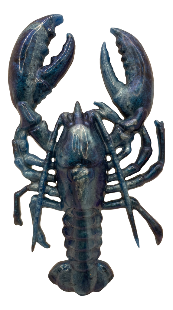 Rich Blues Lobster Decor
