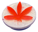 Orange Pot Leaf on White Phone Pop