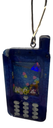 Blue Cellphone Shaker Keychain