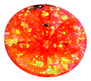 Orange Glitter Pot Leaf Phone Grip