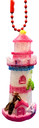 Red & White Lighthouse Keychain
