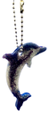 Purple Sparkling Leaping Dolphin Keychain (copy)