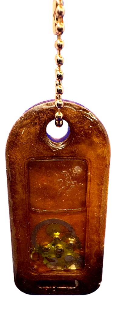Copper Shaker Pendant Keychain