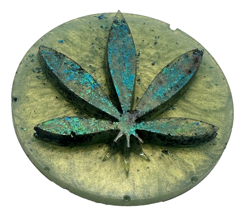 Soft Green Pot Leaf Phone Pop
