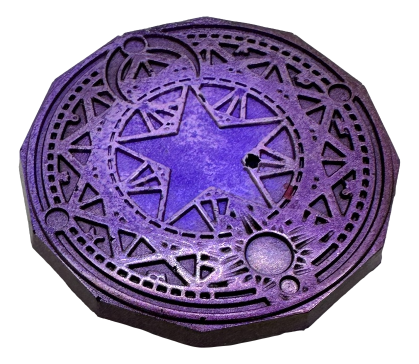 2-tone Purple Yoga Phone Pop