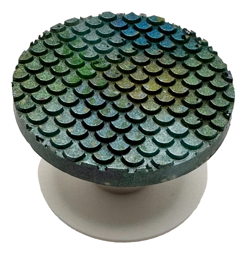 Sparkling Green Mermaid Scale Phone Pop