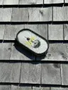 B&W Lighthouse in a Bulb Trinket Tray