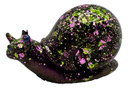 Purple & Green Glitter Resin Snail