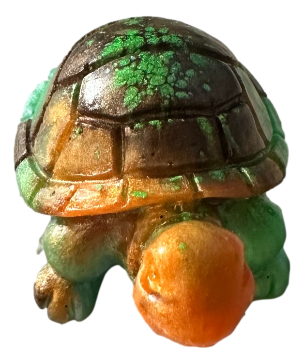 Small Tri-colour Resin Turtle