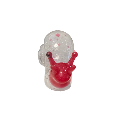 RubyGlo Resin Snail